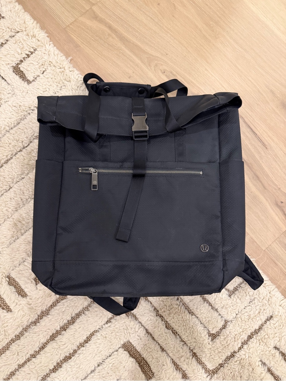 lululemon athletica Black Convertible Backpack